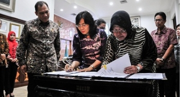 Kementerian Perindustrian Salurkan Bantuan untuk Pelaku Usaha Kecil di Surabaya