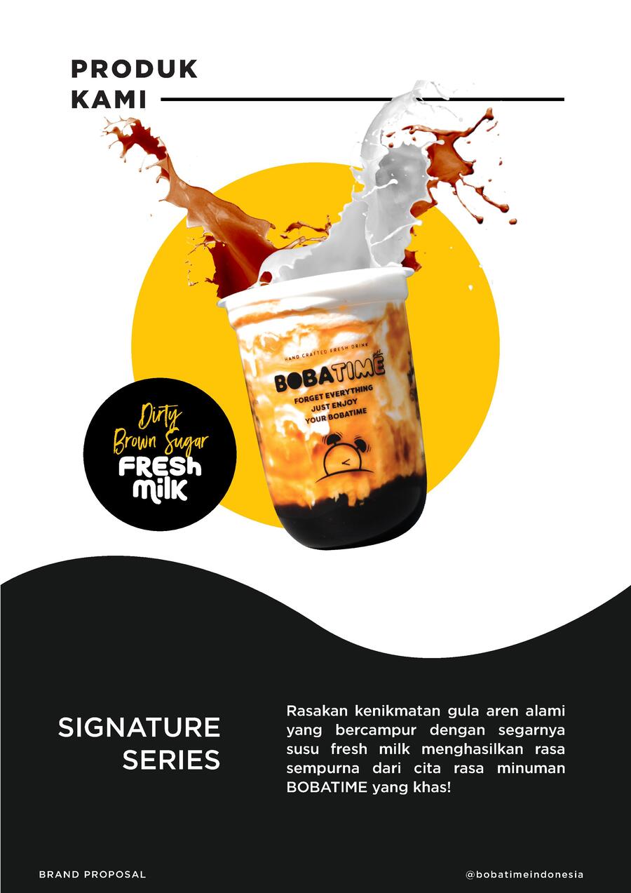 menu franchise boba gula aren