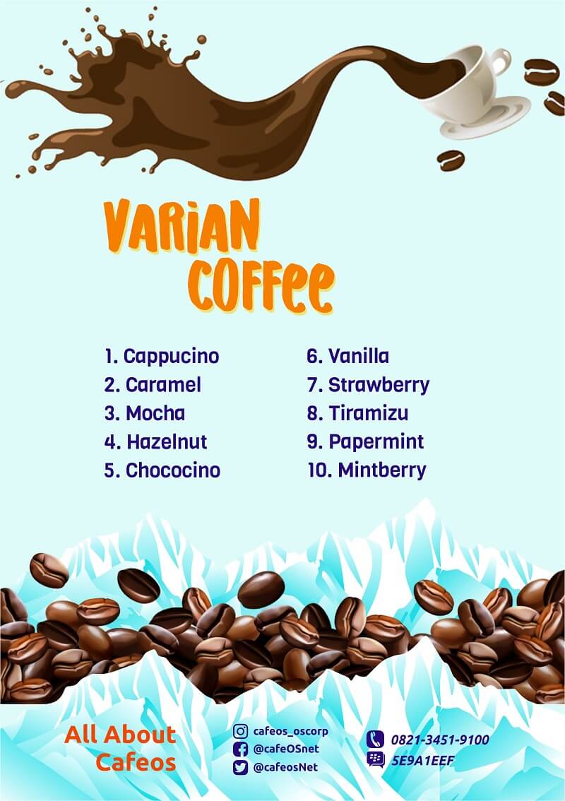 brosur jual minuman kopi kiloan