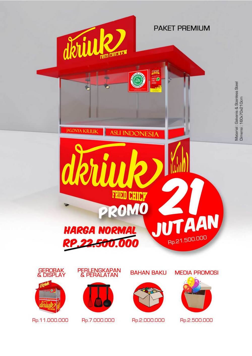 paket kemitraan ayam goreng crispy