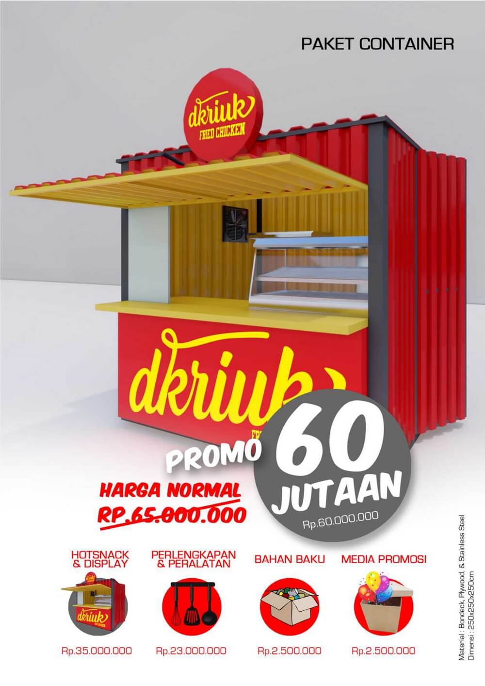 8 booth fried chicken dkriuk