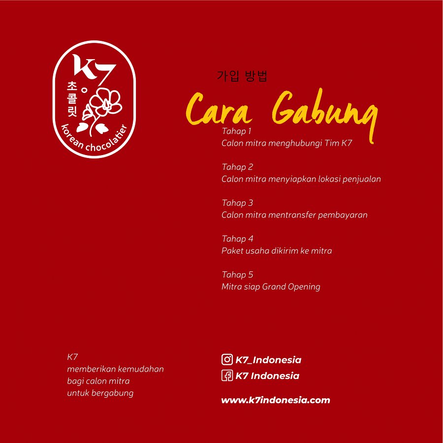 cara gabung franchise k7