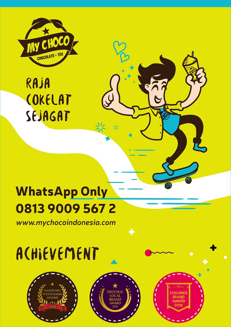 brosur paket usaha franchise minuman mychoco