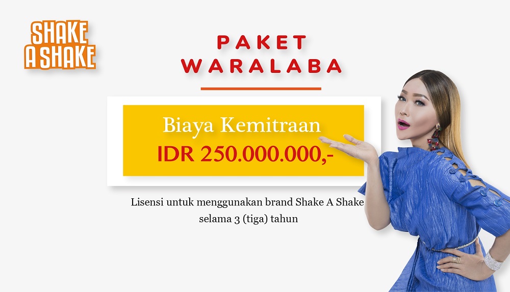 harga paket waralaba shake shake