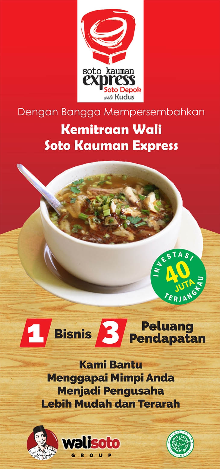 1 peluang usaha franchise soto kauman express soto depok asli kudus