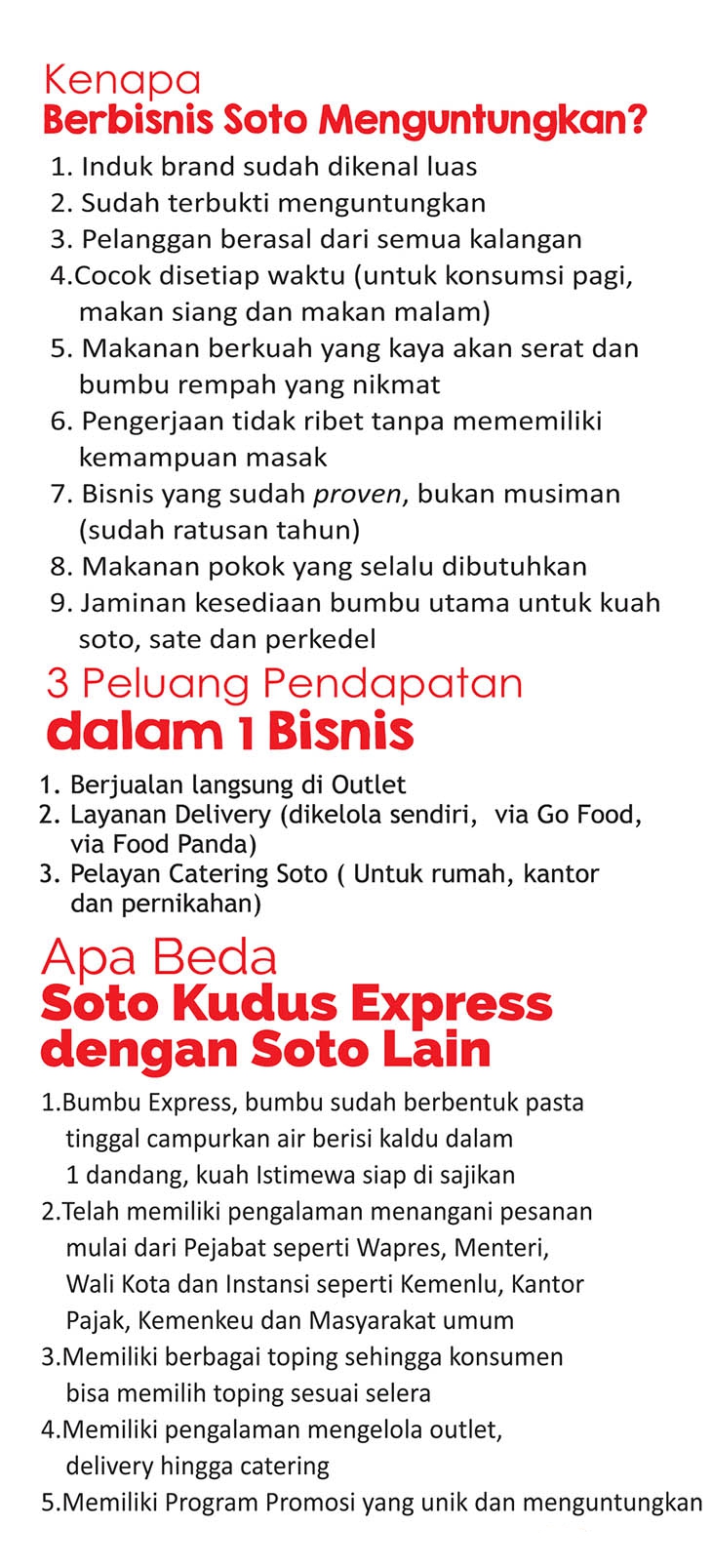 4 peluang usaha franchise soto kauman express soto depok asli kudus
