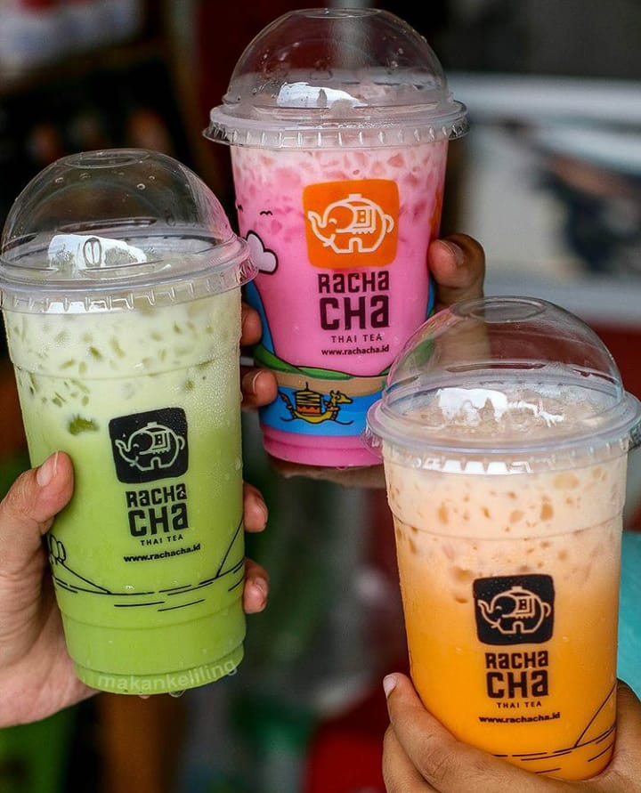 gambar rachacha jual franchise thai tea
