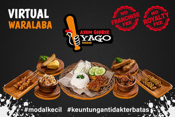 franchise ayam geprek murah Yago